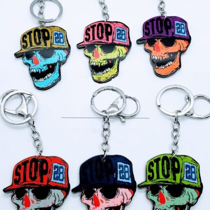 Llavero "Zombie Stop"
