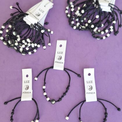 Pulsera de cordón "Yin-Yang"