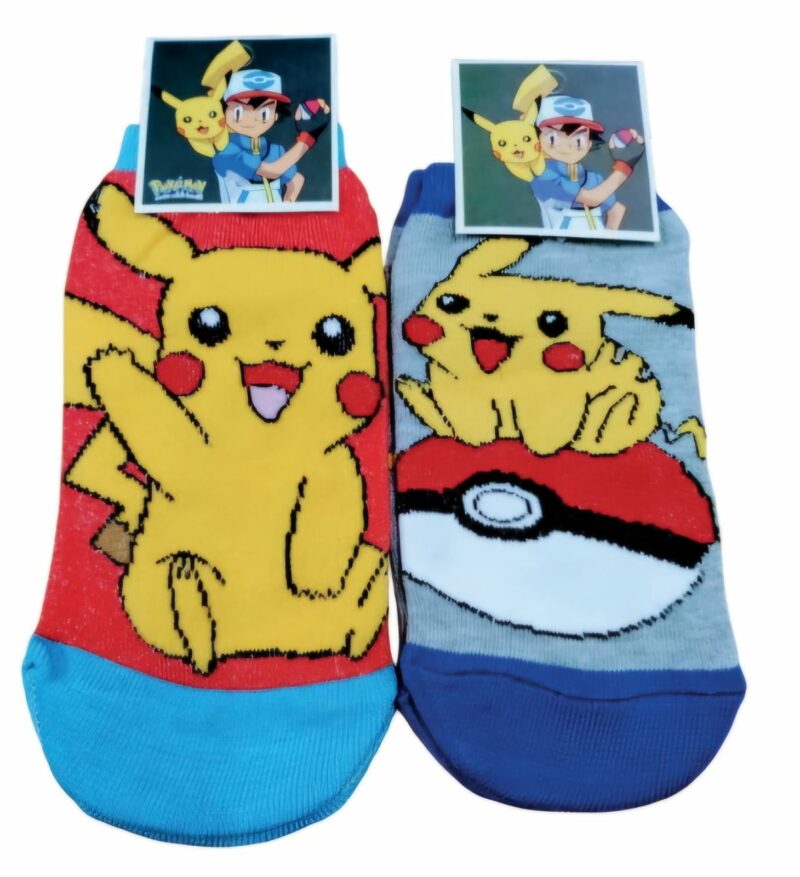 Soquetes c/diseño "Pokémon"