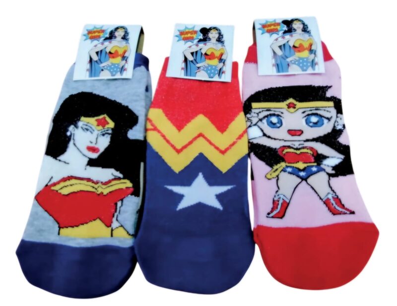 Soquetes c/diseño "Comics/Superhéroes" x12 - Imagen 5