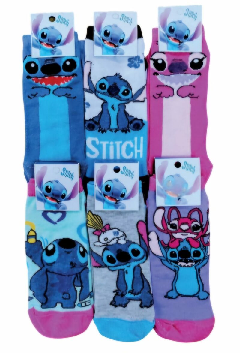 Soquetes c/diseño "Stitch" - Imagen 2