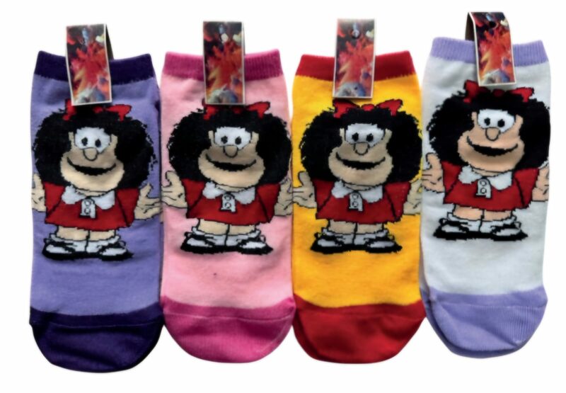 Soquetes c/diseño "Mafalda"