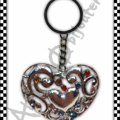 Llavero "Corazón con strass"