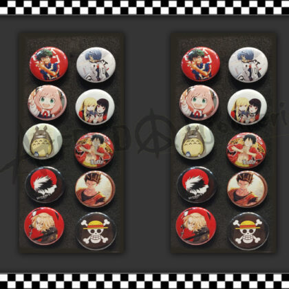 Pines chicos Anime surtidos x10