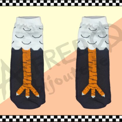 Soquetes c/diseño "Patas de pollo" x12