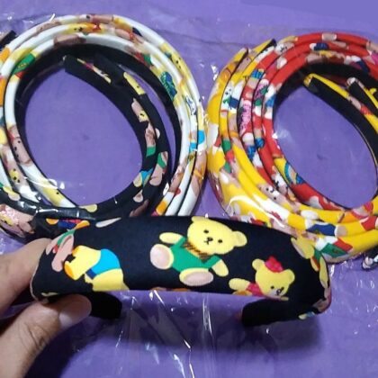 Vincha forrada con ositos x12